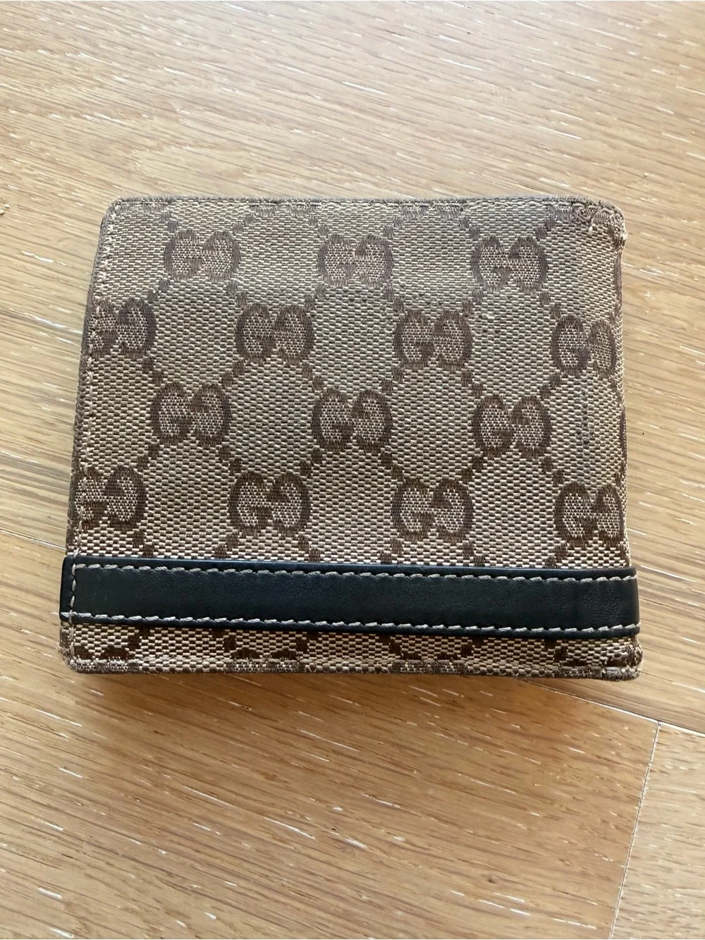 Gucci Mens Brown Monogram Wallet